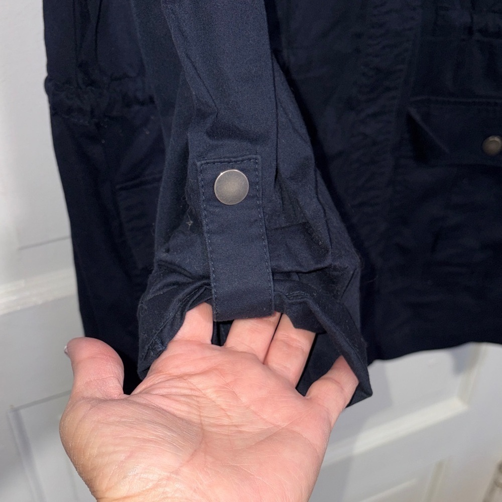 Jones New York Dark Blue Utility Jacket - Picture 2 of 7
